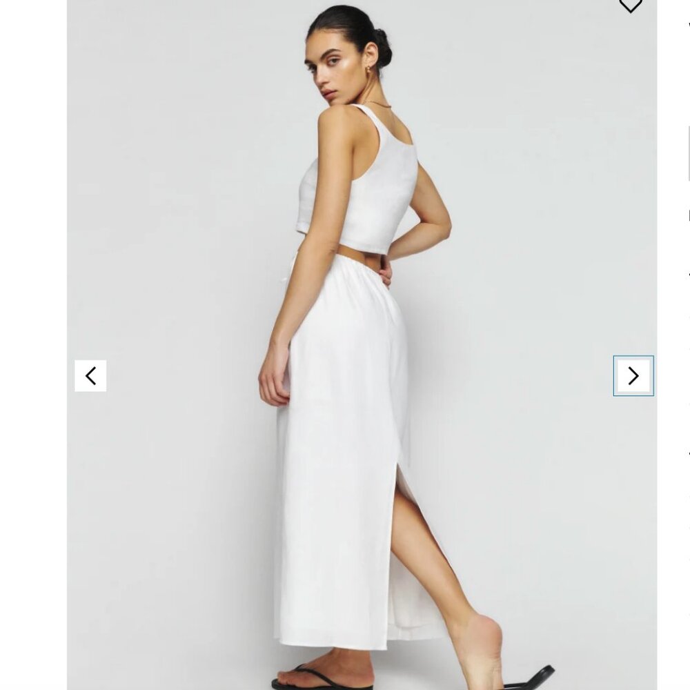 NWT Reformation Amir Linen Two Piece Coord - Picture 3 of 3